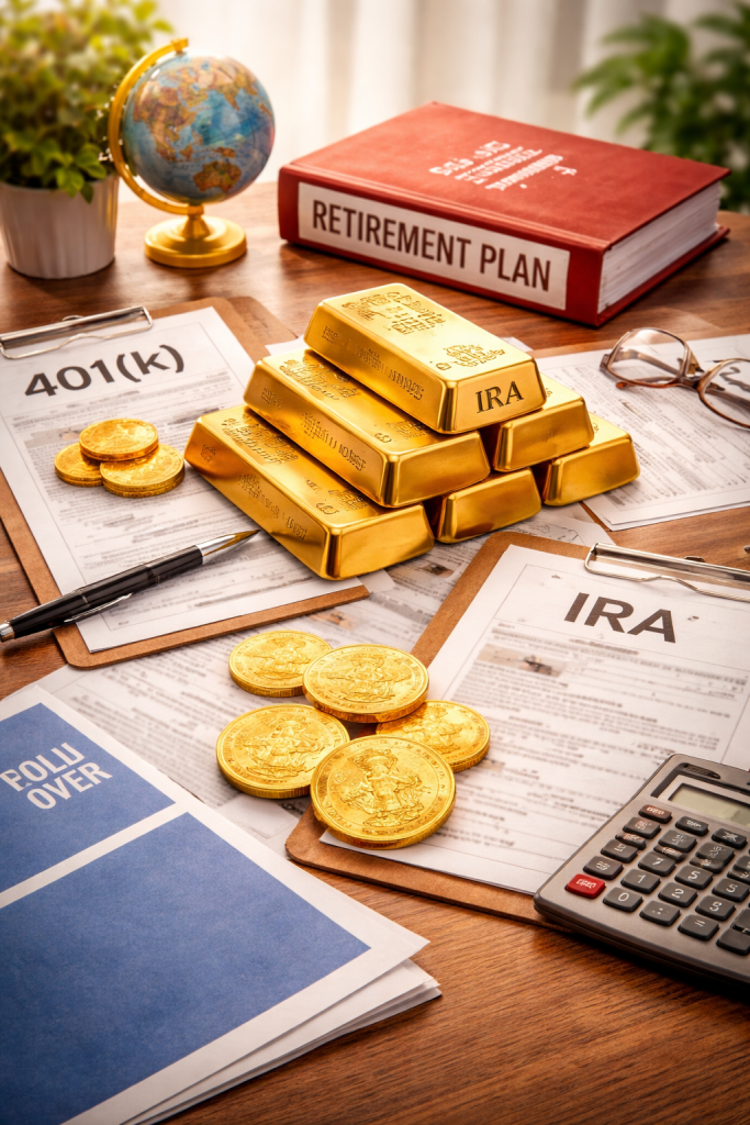 How to Roll Over a 401(k) or IRA into a Gold IRA
